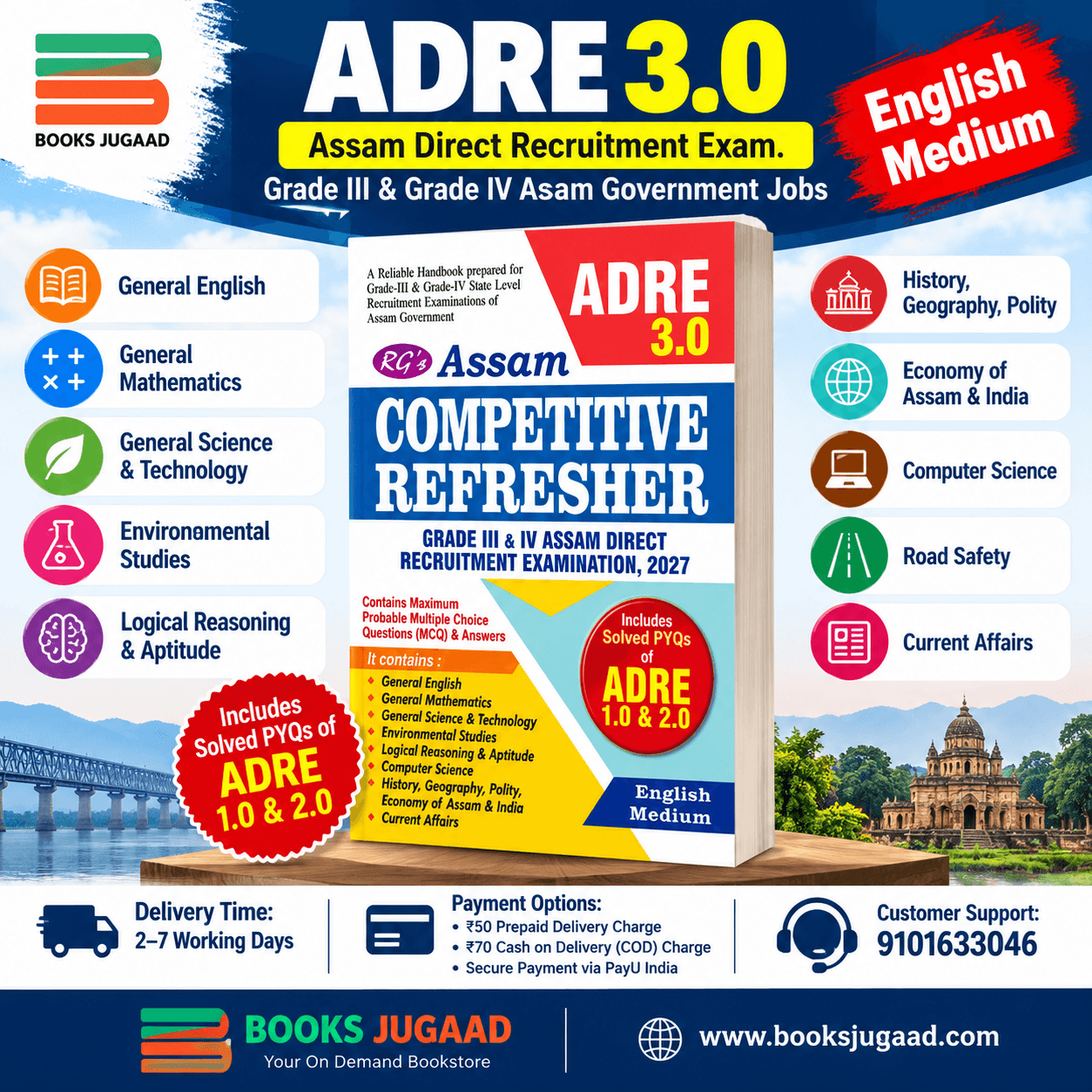 Assam Competitive Refresher Grade III and IV English Medium By RG Publication