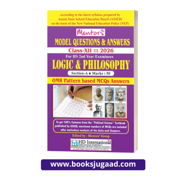Mentor's Model Questions and Answers For Class XII 2026 Logic and Philosophy HS 2nd Year Examinees English Medium By HD International