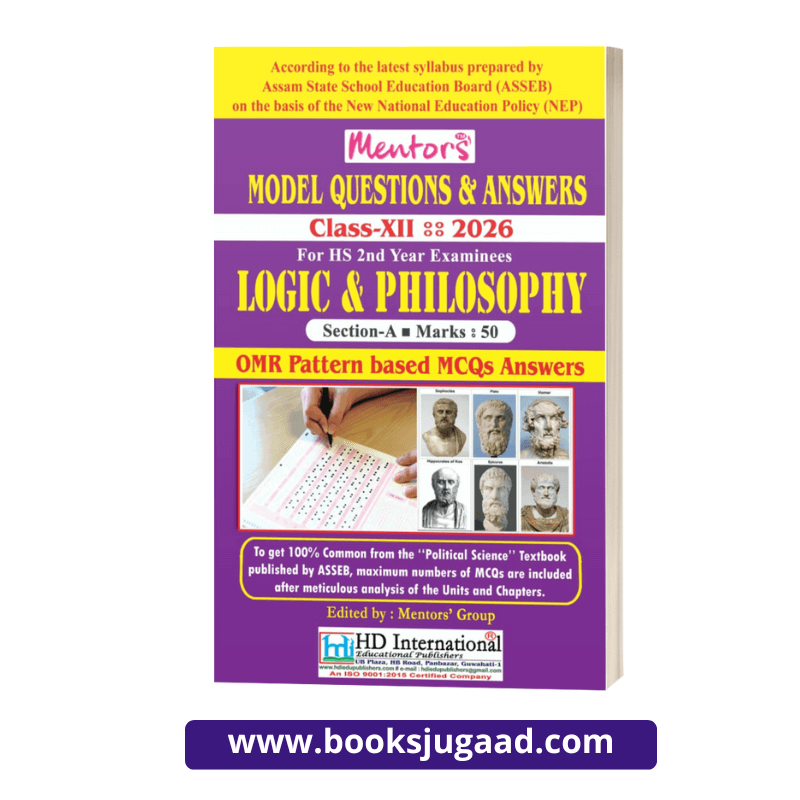 Mentor's Model Questions and Answers For Class XII 2026 Logic and Philosophy HS 2nd Year Examinees English Medium By HD International