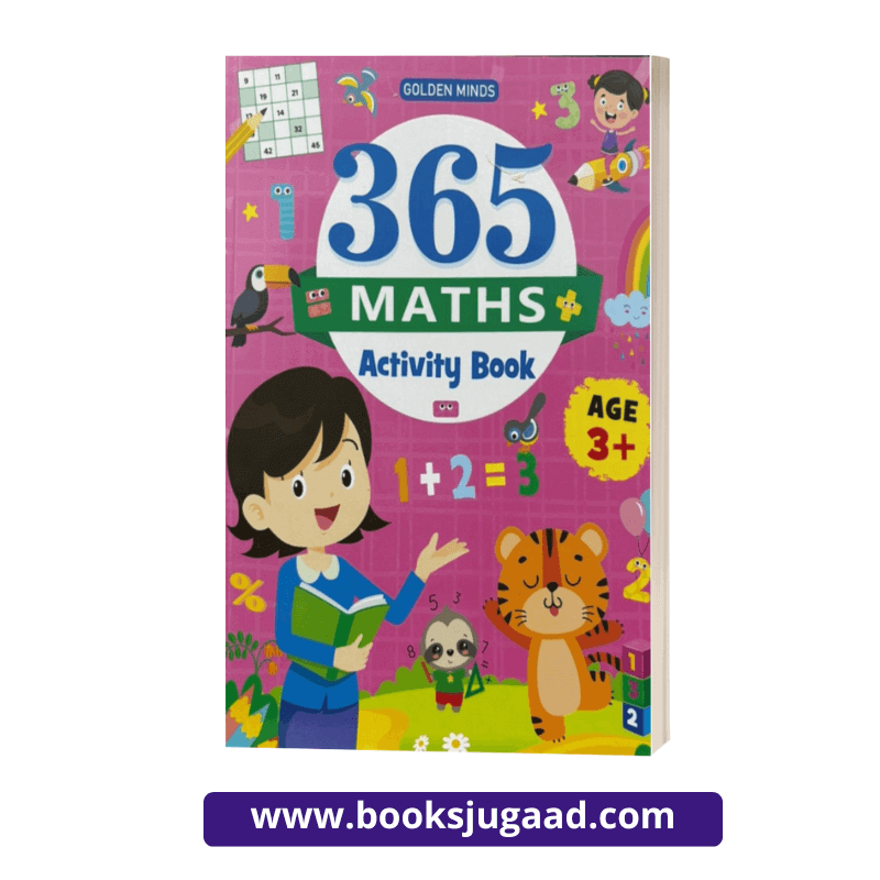 Golden Minds 365 Maths Activity Book For 3+ Years' Kids