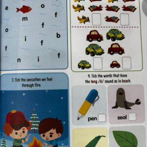 Golden Minds 365 Brain Booster Activity Book For 3+ Years’ Kids