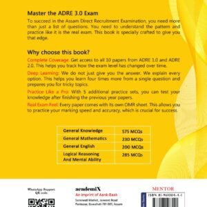 ADRE PYQ Grade III and IV Posts For Assam Direct Recruitment Examination 3.0 By ACademiX